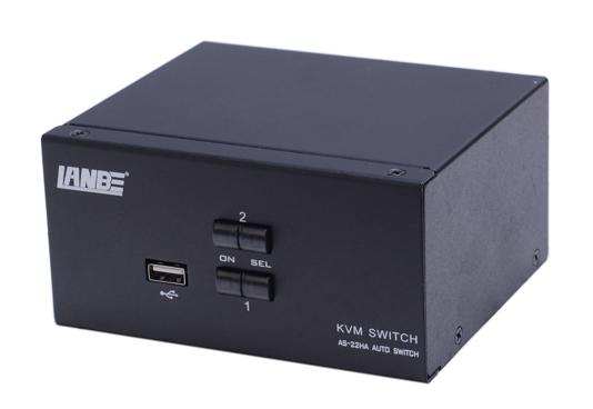 AS-22HA（HDMI KVM Switch, 2ports，Dual-Monitor）